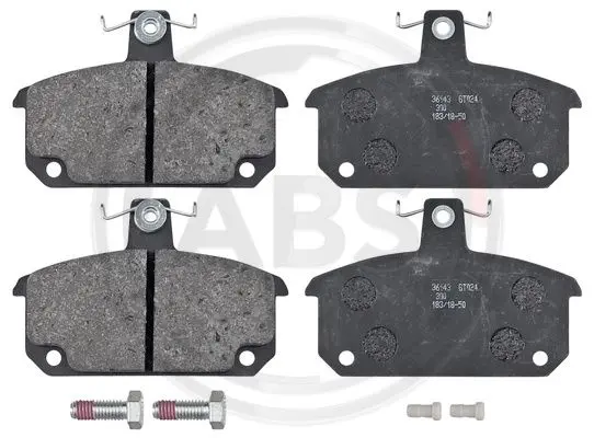комплект спирачно феродо, дискови спирачки A.B.S.              