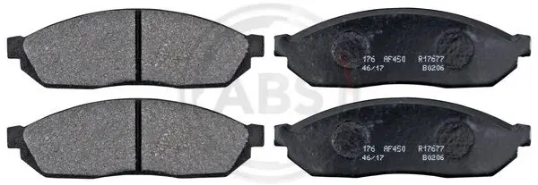 комплект спирачно феродо, дискови спирачки A.B.S.              
