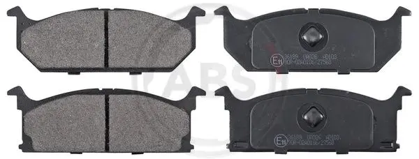 комплект спирачно феродо, дискови спирачки A.B.S.              