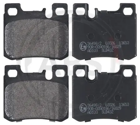 комплект спирачно феродо, дискови спирачки A.B.S.              