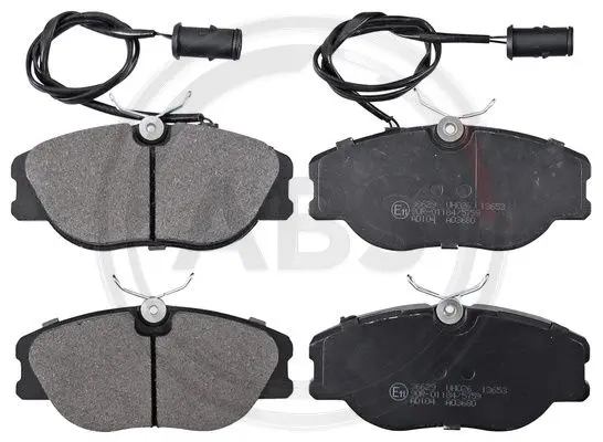 комплект спирачно феродо, дискови спирачки A.B.S.              