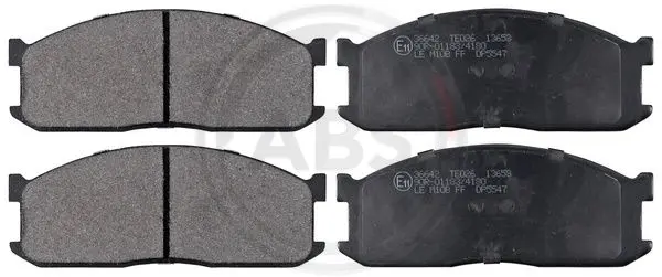 комплект спирачно феродо, дискови спирачки A.B.S.              