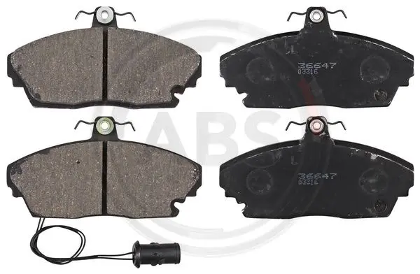 комплект спирачно феродо, дискови спирачки A.B.S.              