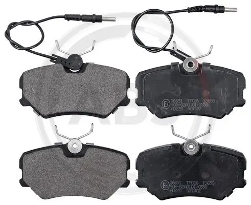 комплект спирачно феродо, дискови спирачки A.B.S.              