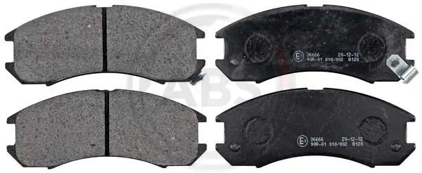 комплект спирачно феродо, дискови спирачки A.B.S.              