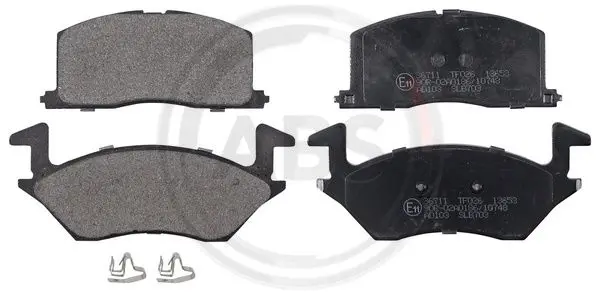 комплект спирачно феродо, дискови спирачки A.B.S.              