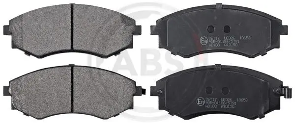 комплект спирачно феродо, дискови спирачки A.B.S.              