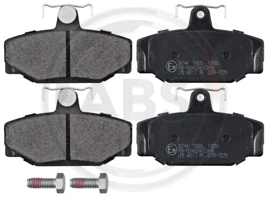 комплект спирачно феродо, дискови спирачки A.B.S.              