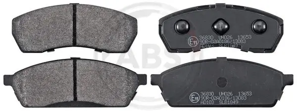 комплект спирачно феродо, дискови спирачки A.B.S.              
