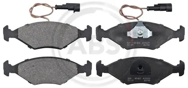 комплект спирачно феродо, дискови спирачки A.B.S.              