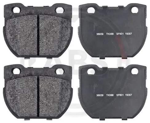 комплект спирачно феродо, дискови спирачки A.B.S.              