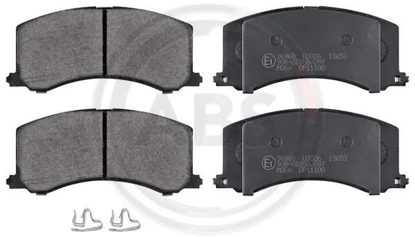 комплект спирачно феродо, дискови спирачки A.B.S.              