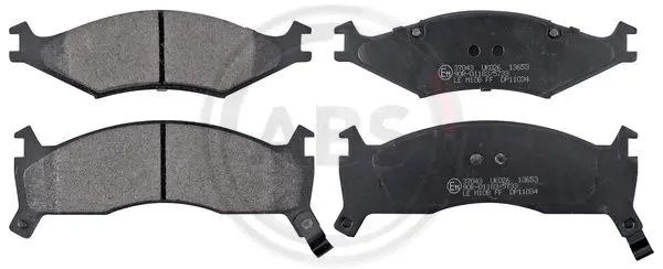 комплект спирачно феродо, дискови спирачки A.B.S.              