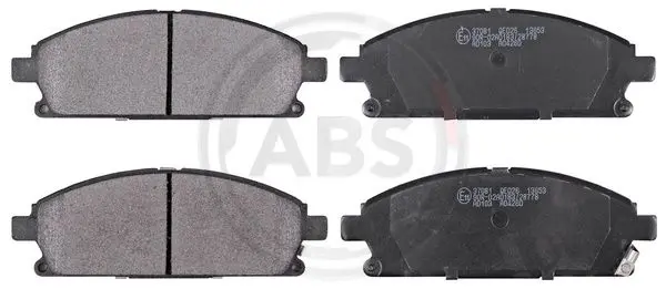 комплект спирачно феродо, дискови спирачки A.B.S.              