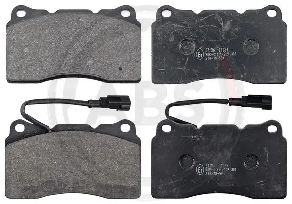 комплект спирачно феродо, дискови спирачки A.B.S.              