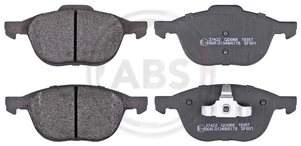 комплект спирачно феродо, дискови спирачки A.B.S.              