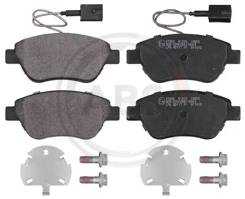 комплект спирачно феродо, дискови спирачки A.B.S.              
