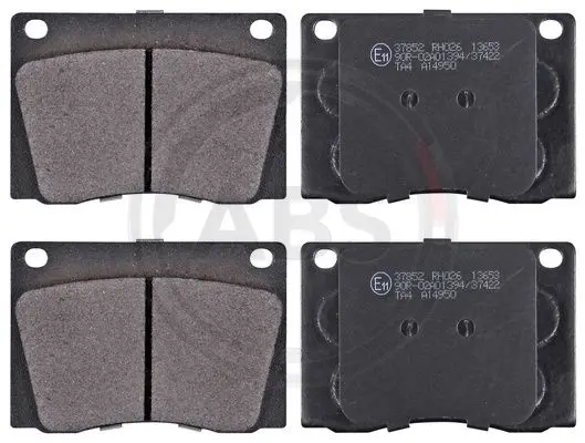 комплект спирачно феродо, дискови спирачки A.B.S.              