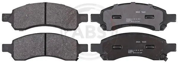 комплект спирачно феродо, дискови спирачки A.B.S.              