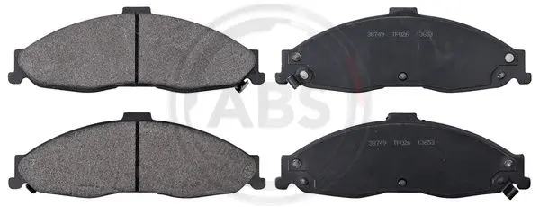 комплект спирачно феродо, дискови спирачки A.B.S.              