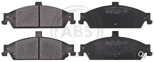 комплект спирачно феродо, дискови спирачки A.B.S.              