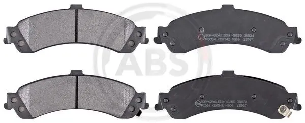 комплект спирачно феродо, дискови спирачки A.B.S.              
