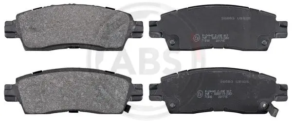 комплект спирачно феродо, дискови спирачки A.B.S.              