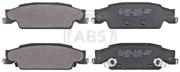комплект спирачно феродо, дискови спирачки A.B.S.              