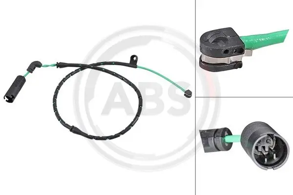 предупредителен контактен сензор, износване на накладките A.B.S.              