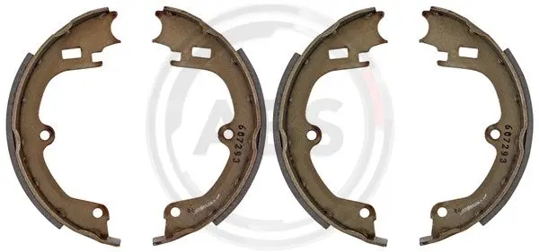 комплект спирачна челюст, ръчна спирачка A.B.S.              