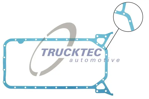 уплътнение, маслена вана (картер) TRUCKTEC AUTOMOTIVE 