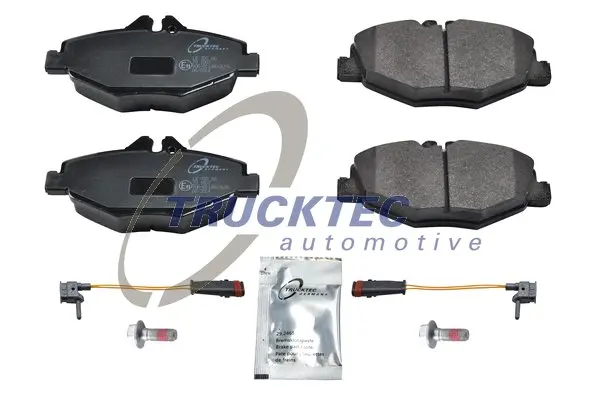 комплект спирачно феродо, дискови спирачки TRUCKTEC AUTOMOTIVE 