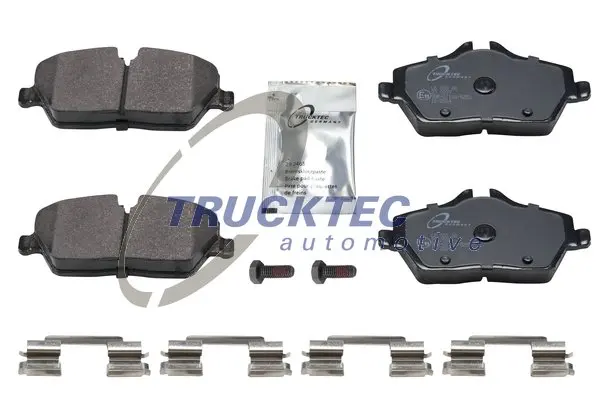 комплект спирачно феродо, дискови спирачки TRUCKTEC AUTOMOTIVE 