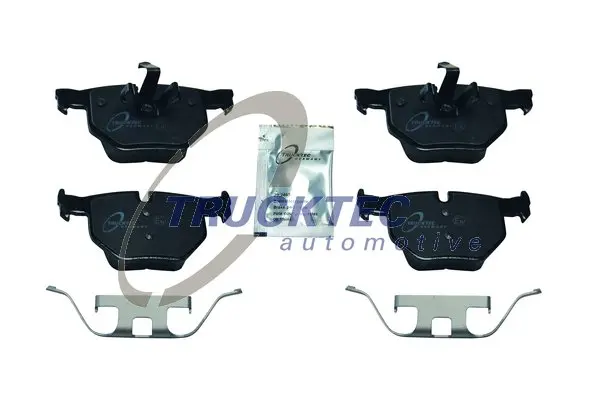 Комплект спирачно феродо, дискови спирачки TRUCKTEC AUTOMOTIVE