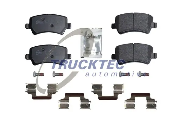 Комплект спирачно феродо, дискови спирачки TRUCKTEC AUTOMOTIVE