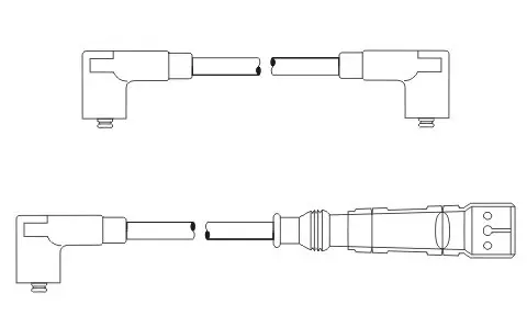 комплект запалителеи кабели SCT - MANNOL        