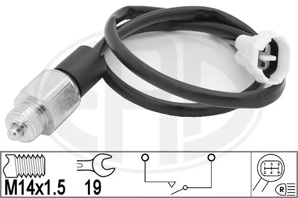 включвател, светлини за движение на заден ход ERA                 
