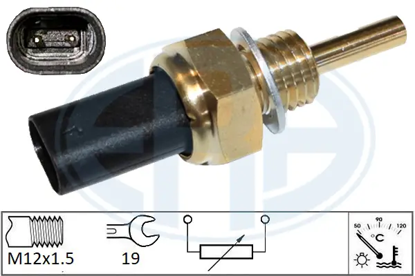 датчик, температура на охладителната течност ERA                 