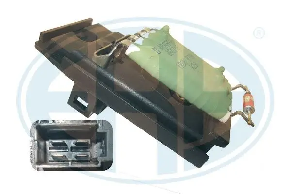 съпротивление, вентилатор за вътрешно пространство ERA                 