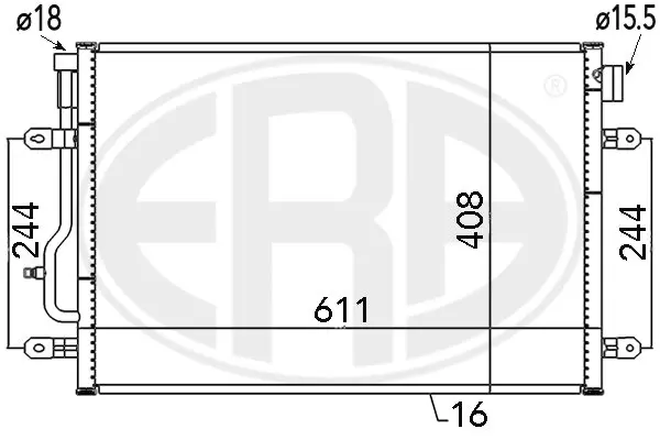 кондензатор, климатизация ERA                 