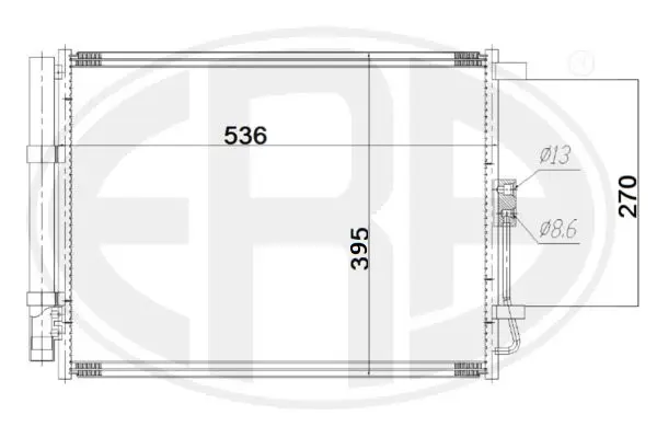 кондензатор, климатизация ERA                 