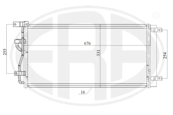 кондензатор, климатизация ERA                 