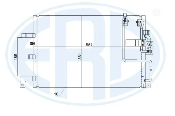кондензатор, климатизация ERA                 