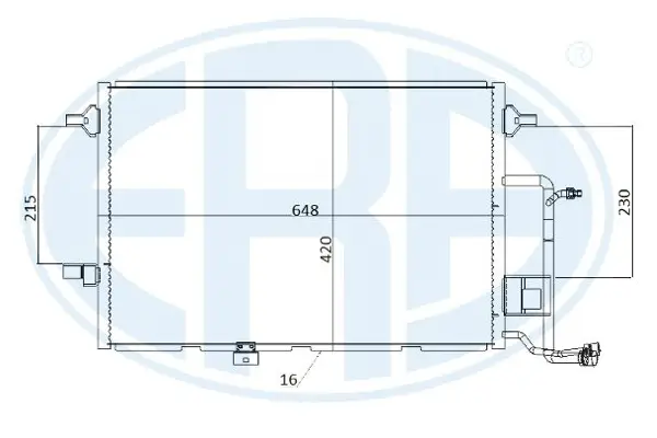 кондензатор, климатизация ERA                 