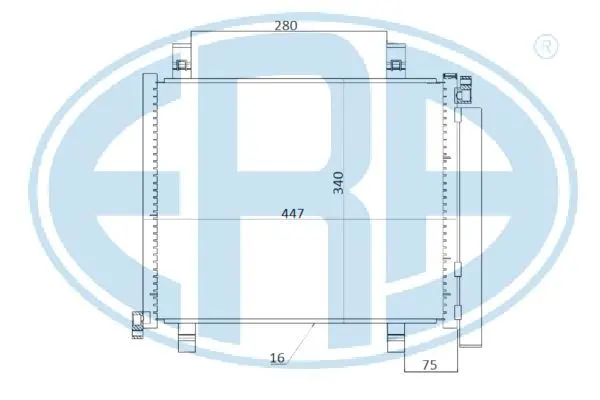 кондензатор, климатизация ERA                 