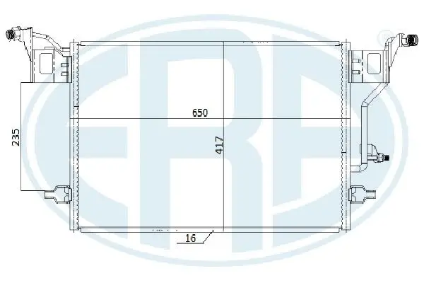 кондензатор, климатизация ERA                 