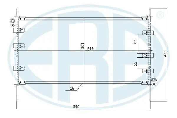 кондензатор, климатизация ERA                 