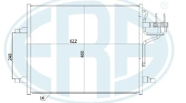 кондензатор, климатизация ERA                 