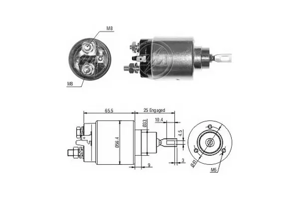 магнитен превключвател, стартер ERA                 