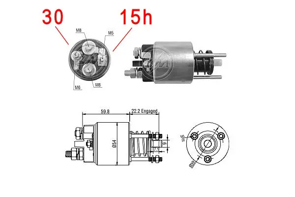 магнитен превключвател, стартер ERA                 